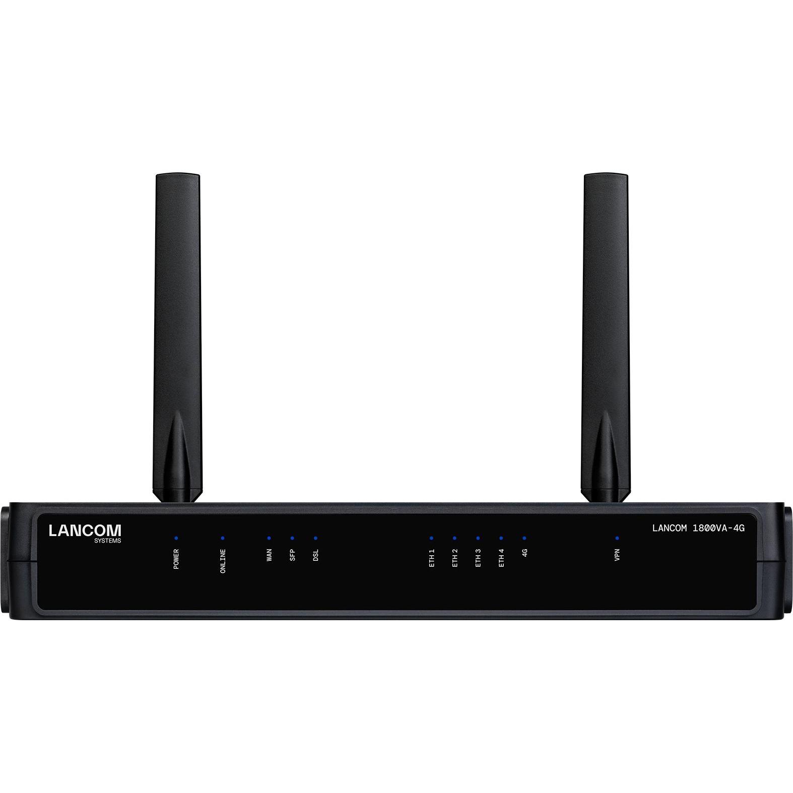 Thumbnail - Lancom Systems LANCOM 1800VA-4G (WW), Router, Schwarz