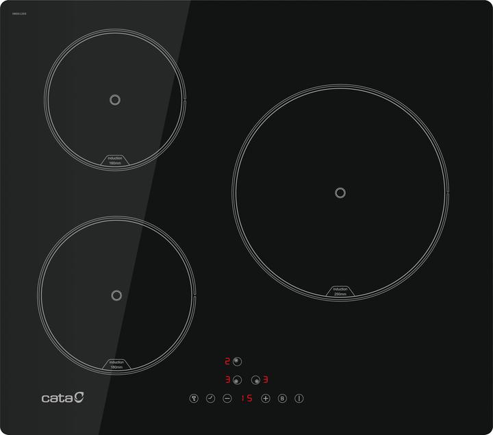Produktbild Cata Induction Hot Plate IB6403E2BK 5300 w (59 cm, Induktionskochfeld)