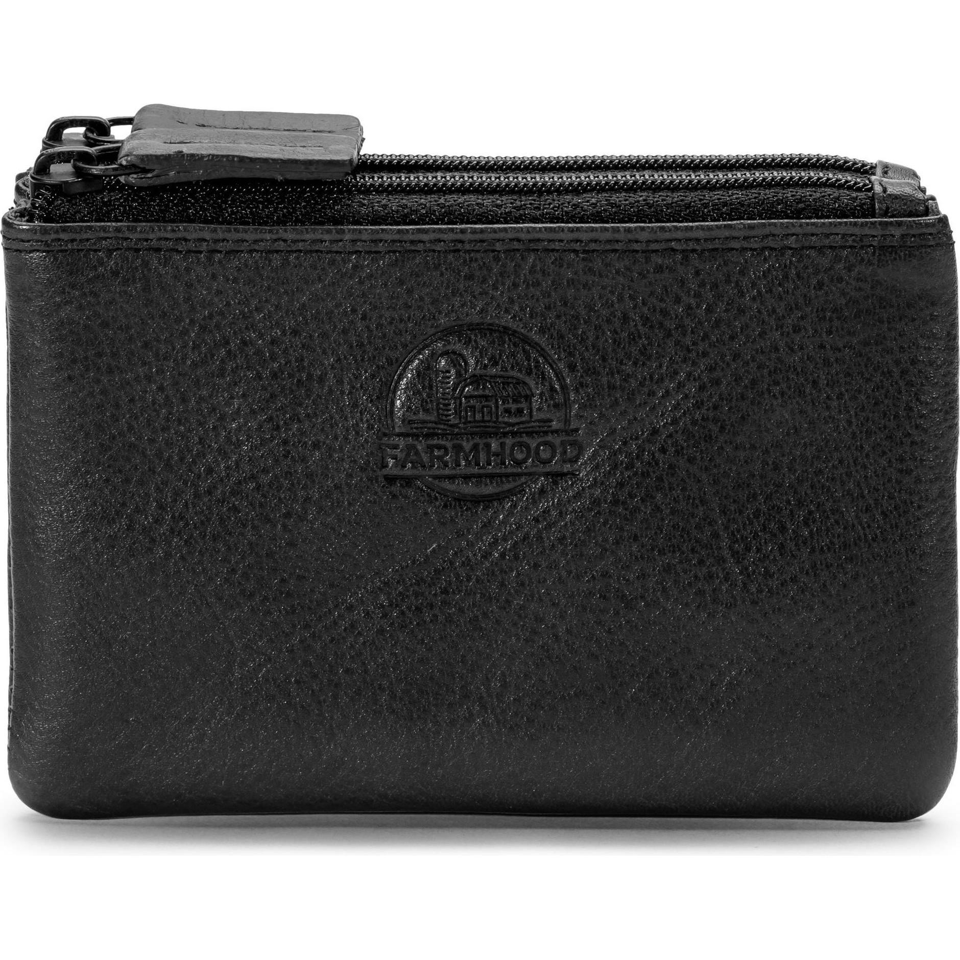 Farmhood, Portemonnaie, Memphis Schlüsseletui Leder 12 cm, Schwarz