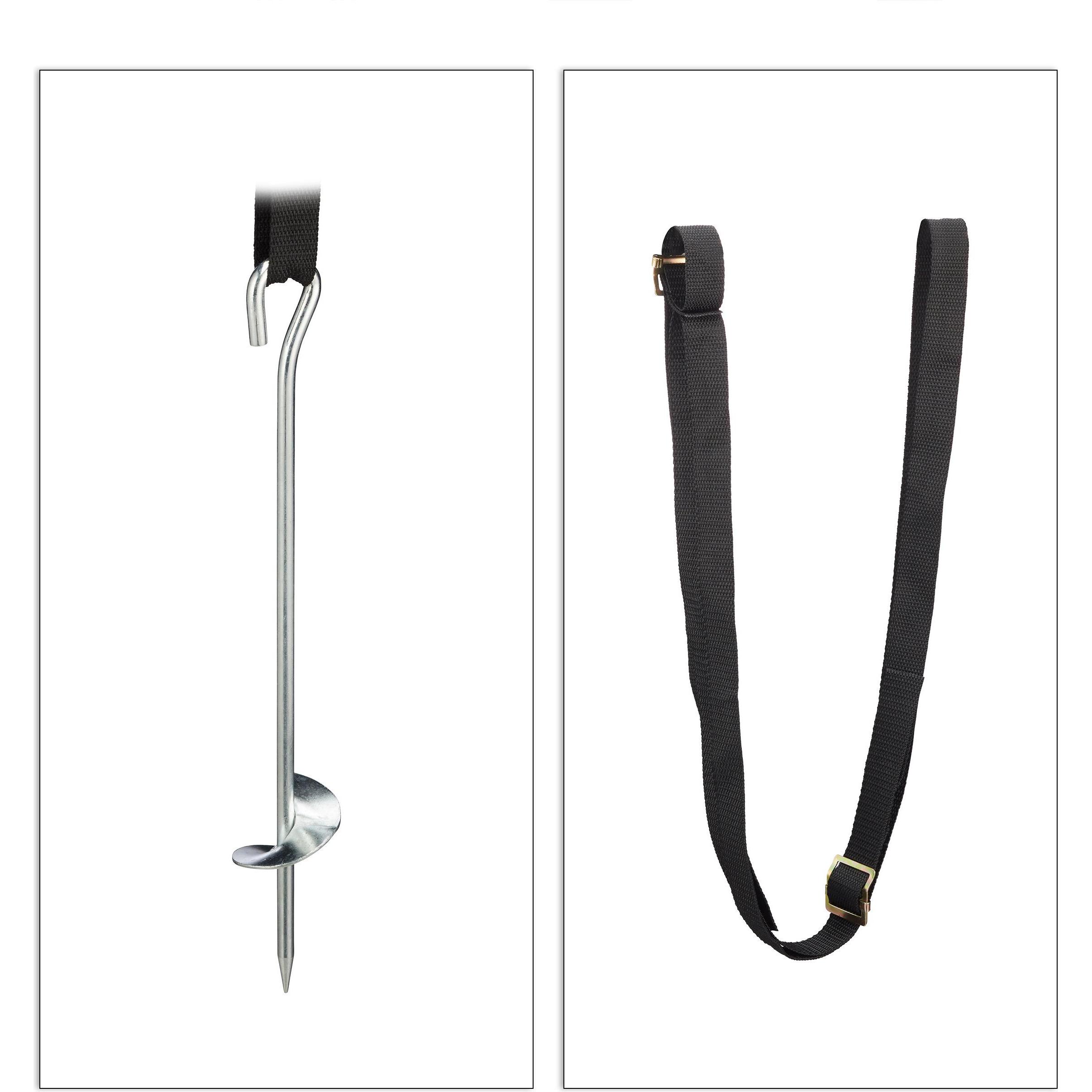 Relaxdays Ancoraggio a terra del trampolino