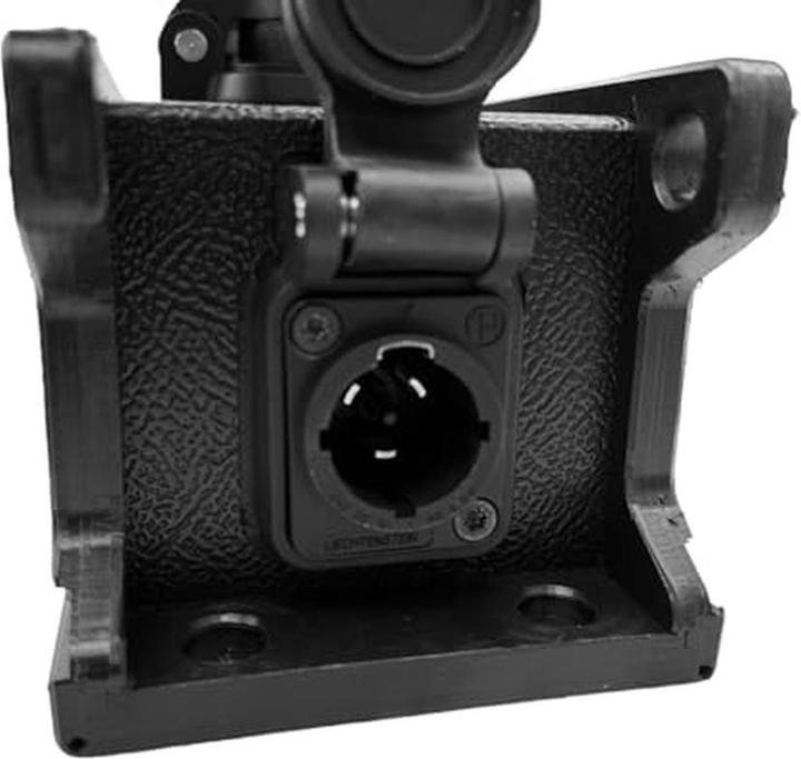 Contrik 1027452 1 socket outlet distributor black