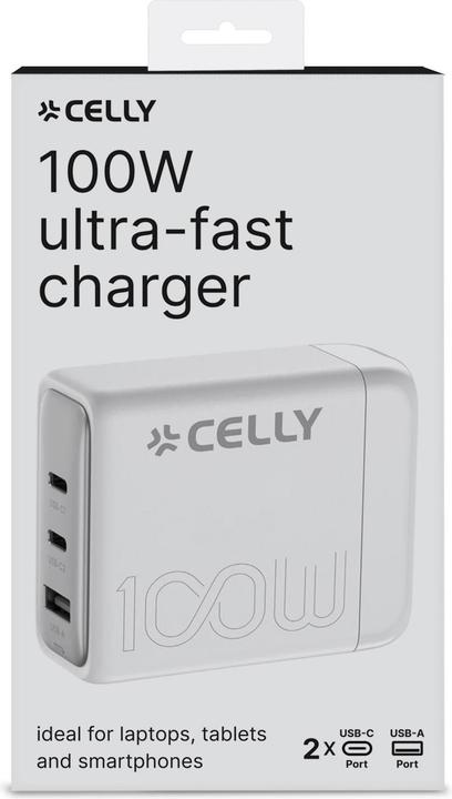 Produktbild Celly Power Station 100W (PRO POWER) (100 W, 3 Ports)