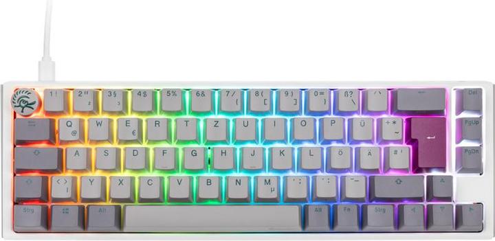 Produktbild Ducky One 3 Mist Grey SF Gaming Tastatur, RGB LED - MX-Ergo-Clear (DE, Kabelgebunden)