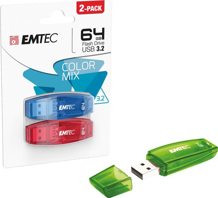 Actual product image Emtec 64GB USB3.0 C410 P2 C/board (64 GB, USB-A)