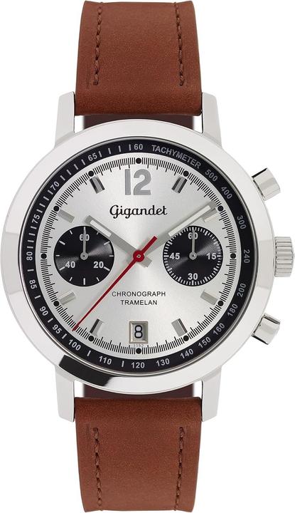 Immagine prodotto Gigandet Cronografo elegante con cinturino in pelle e quadrante tachimetrico