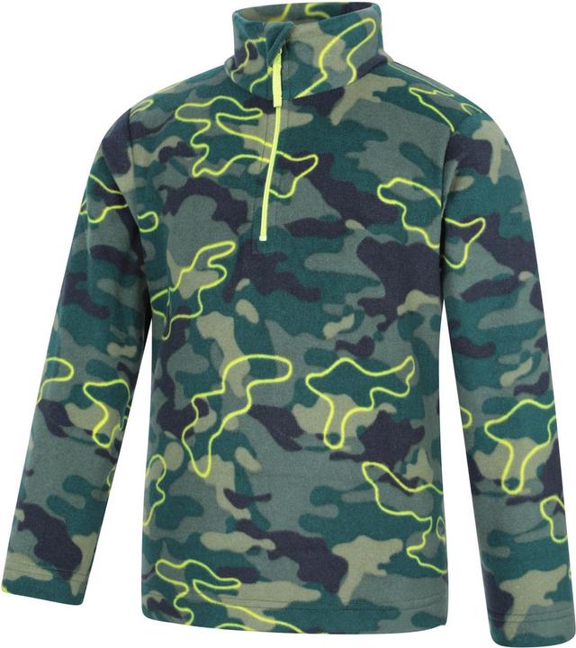 Immagine prodotto Mountain Warehouse Pursuit Felpa in Pile Mimetica Mezza Cerniera Bambini (98)