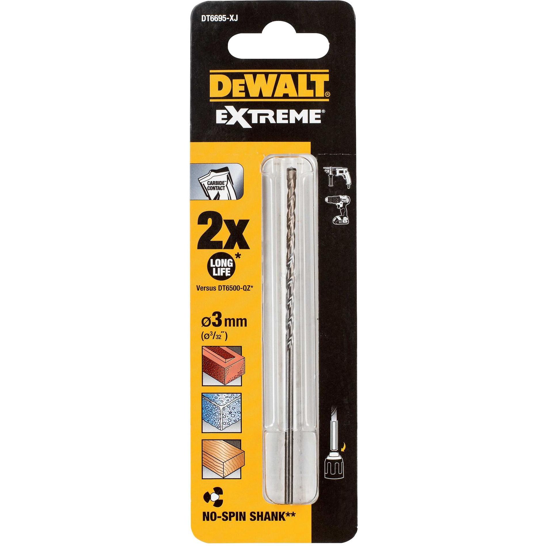 Thumbnail - DeWalt, Bohrereinsatz, Steinbohrer (3 Millimeter)