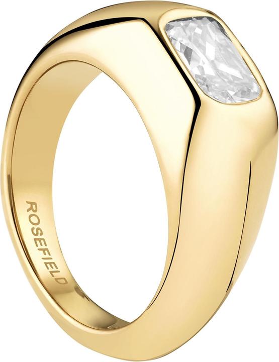 Produktbild Rosefield Octagon Zirconia Ring Gold Size 54 Ring (54)
