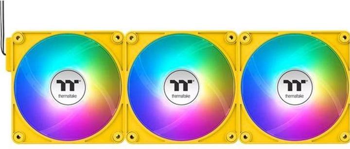 Image du produit Thermaltake TT CT140 EX Reverse ARGB PC Cooling Fan 3 Pack Bumblebee (140 mm, 3 x)