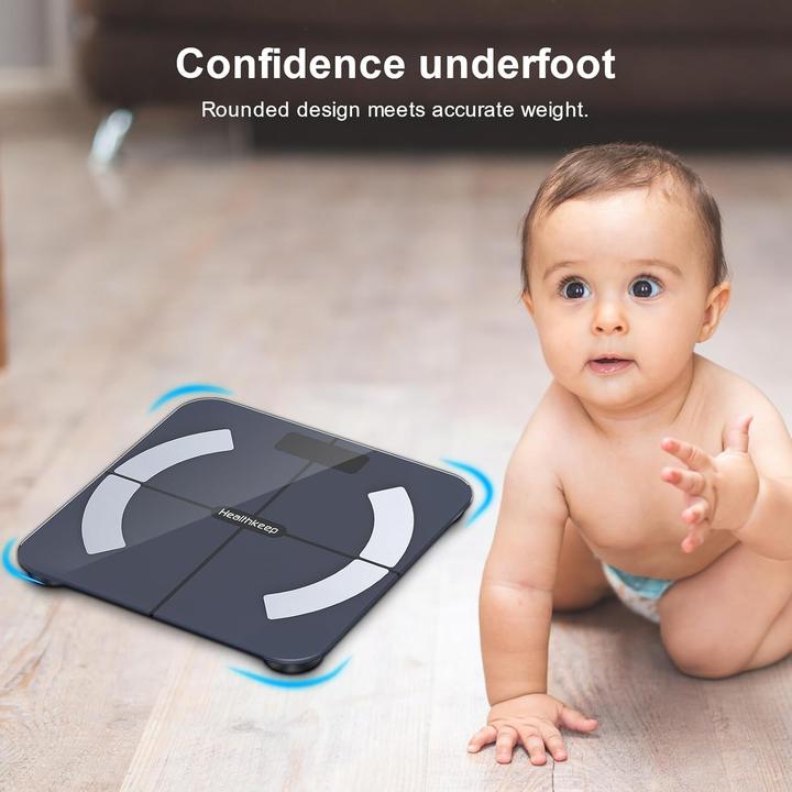 Actual product image Healthkeep Bluetooth-Körperanalysewaage (180 kg)