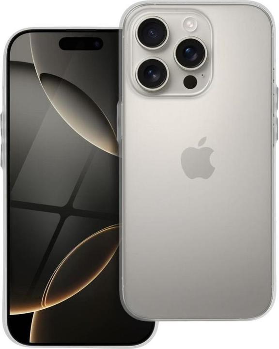 Actual product image OEM Back panel cover Case ULTRATHIN MATT for IPHONE 17 Pro transparent (Apple iPhone 17 Pro)