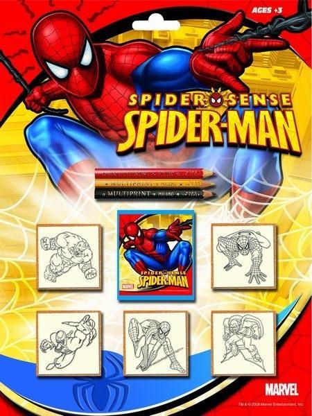 Produktbild Multiprint Spiderman - Stempel 5 Stk
