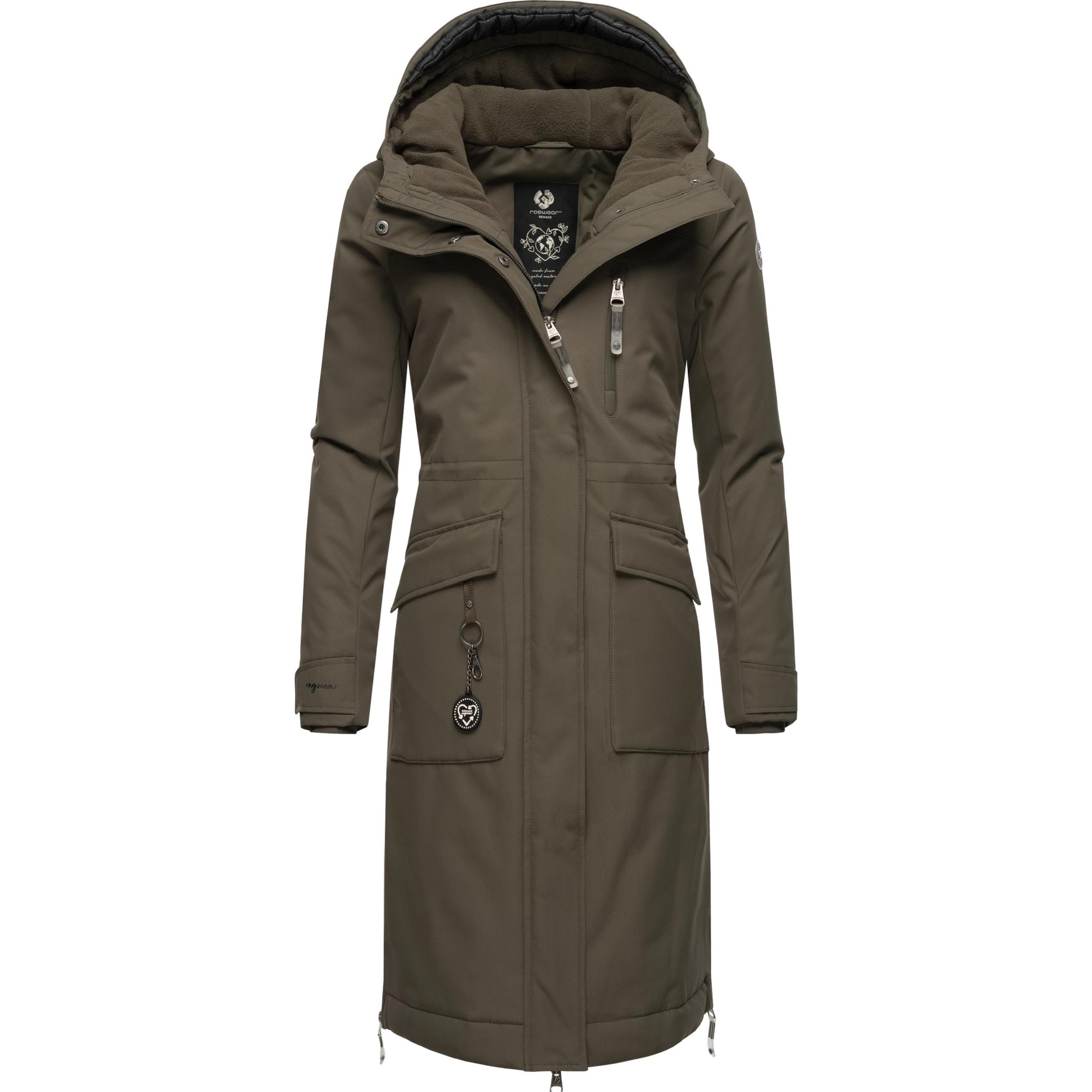 Ragwear, Damen, Jacke, Refutura Remake (3XL), Grün, 3XL