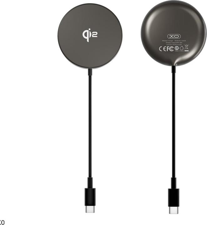 xO wireless charger QI2 CX029 magnetic black (15 W)