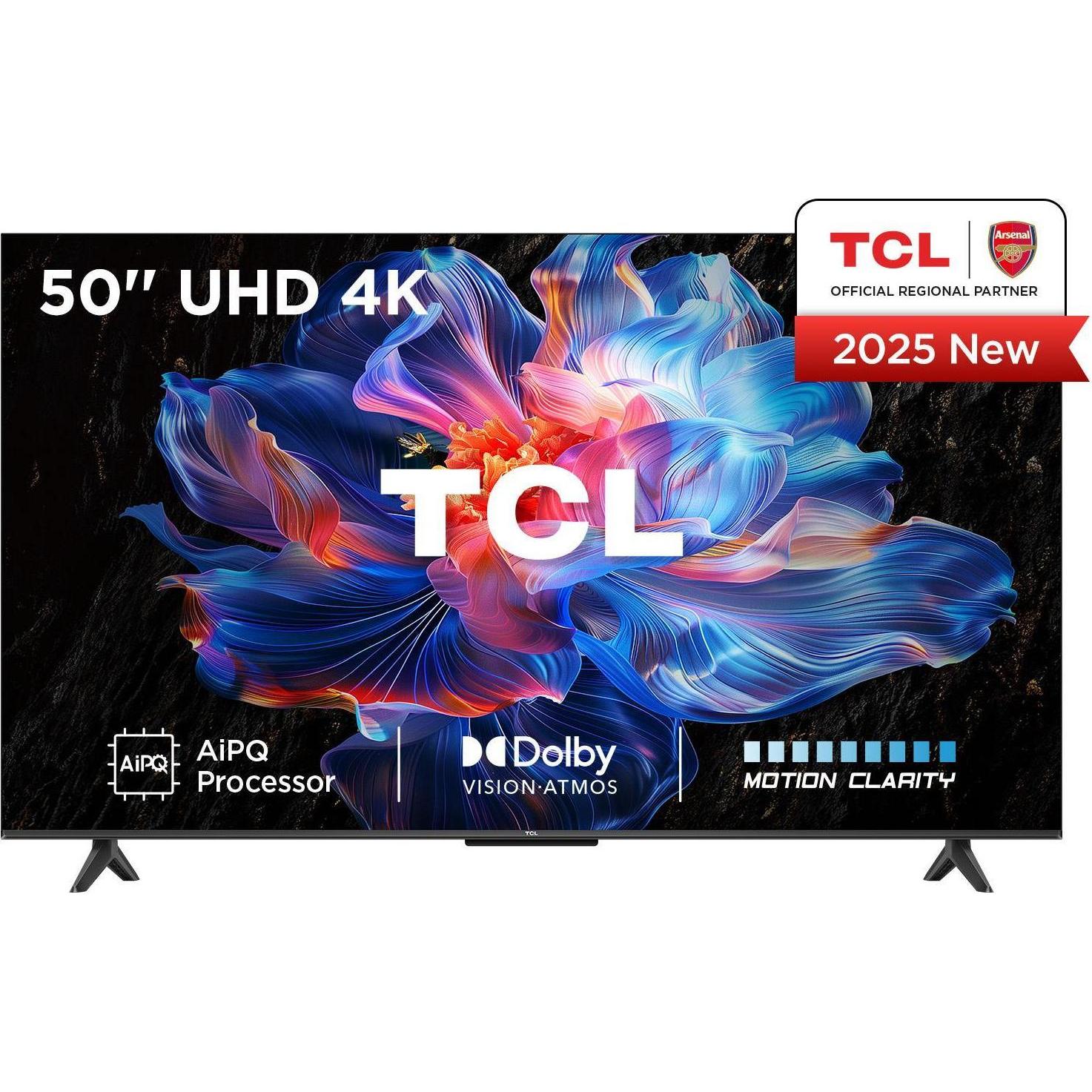 TCL 50V6C (50", LED, 4K, 2025), TV, Grigio