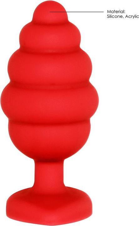 Produktbild Ouch! Extra Large Ribbed Diamond Heart Plug