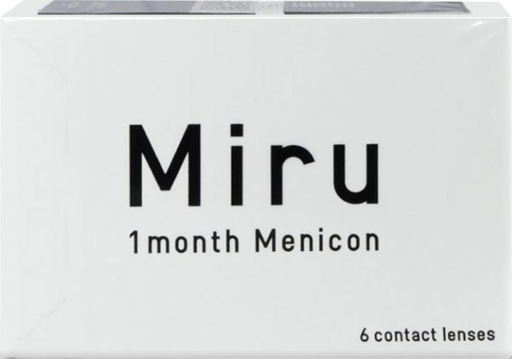 Produktbild Discountlens Miru 1Month Menicon - 6 (-4, Monatslinse, 6 Stück, Sphärisch)