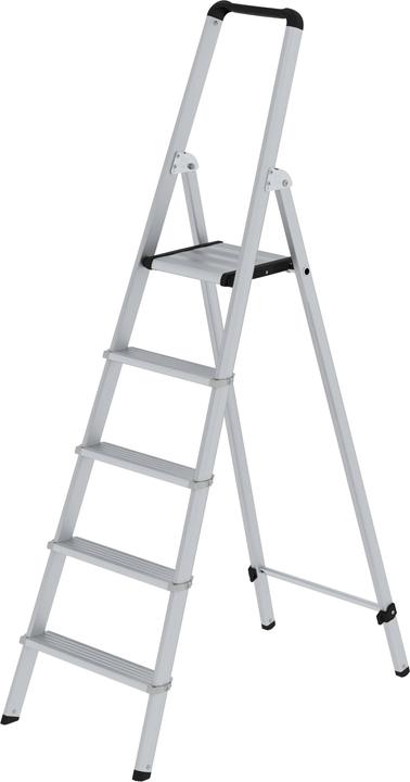 Actual product image Munk Aluminium stepladder, single-sided access (Stepladder, 117 cm)