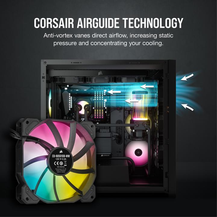 Immagine prodotto Corsair SP120 RGB Elite (120 mm, 3 x)