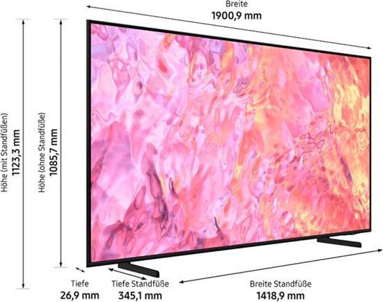 Actual product image Samsung GQ85Q60CAU (85", Q60C, QLED, 4K, 2023)