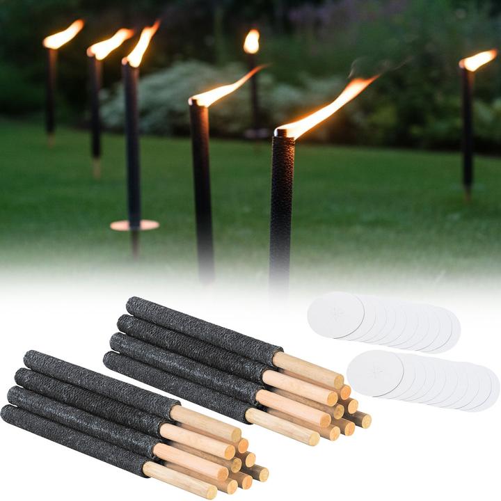 Actual product image Hussala Wax torches