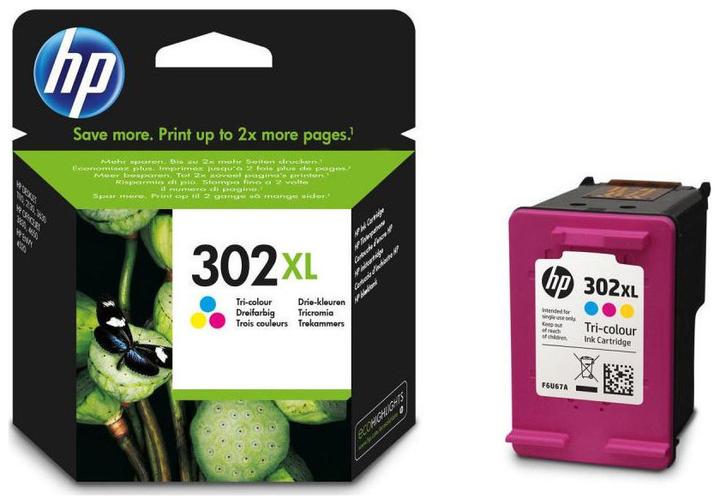 Actual product image HP 302xl (M, C, Y)