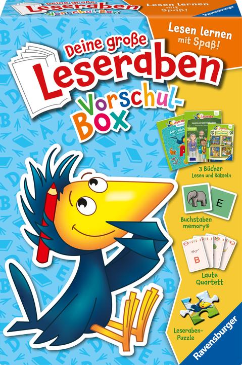 Image du produit Ravensburger Deine grosse Leseraben Vorschul-Box (Allemand, 2025)