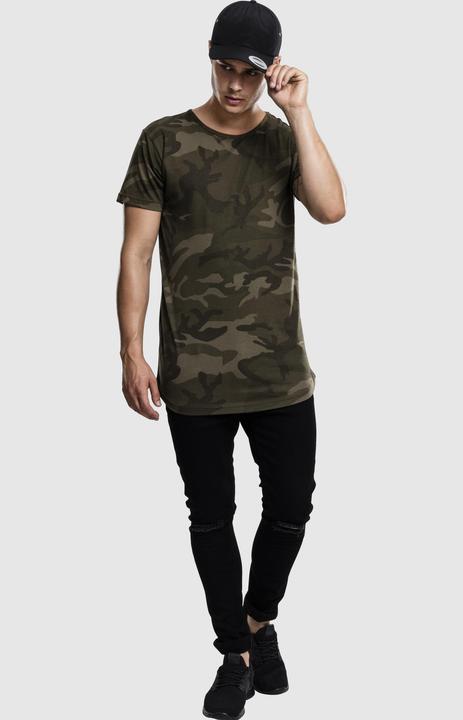 Produktbild Urban Classics Camo Shaped Long Tee (S)