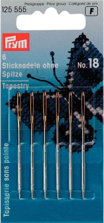 Actual product image Prym Embroidery needles without point