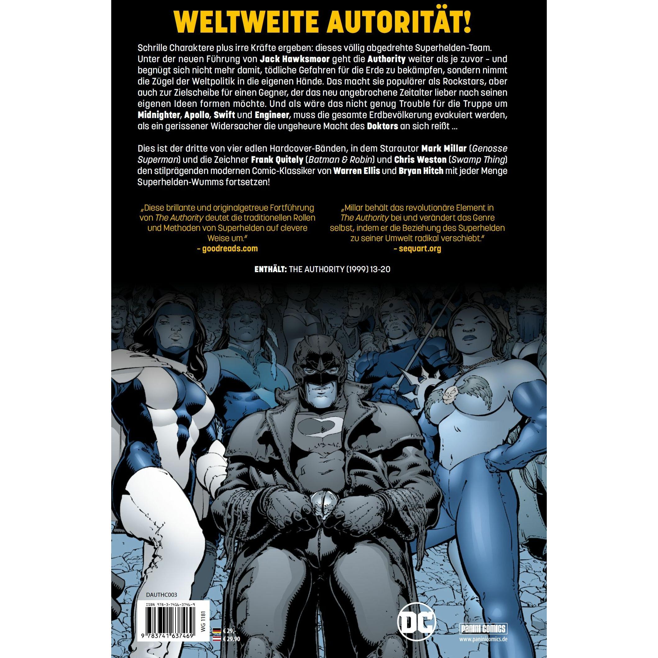 Thumbnail - The Authority (Deluxe Edition), Belletristik von Chris Weston, Christian Langhagen, Frank Quitely