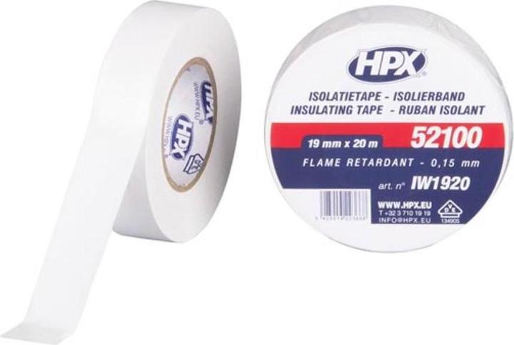 Produktbild HPX PVC insulating tape VDE - white 19mm x 20m (19 mm)