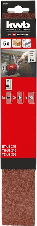Productafbeelding Einhell Schuurbandset (60, 80, 100)