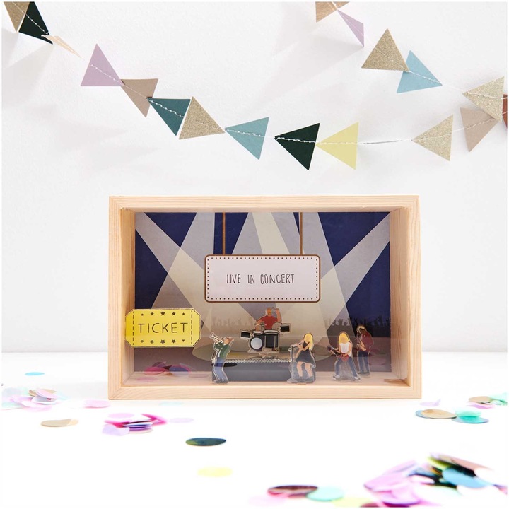 Produktbild Rico Design Mini-Figur Objektkasten 20 x 13 x 8 cm
