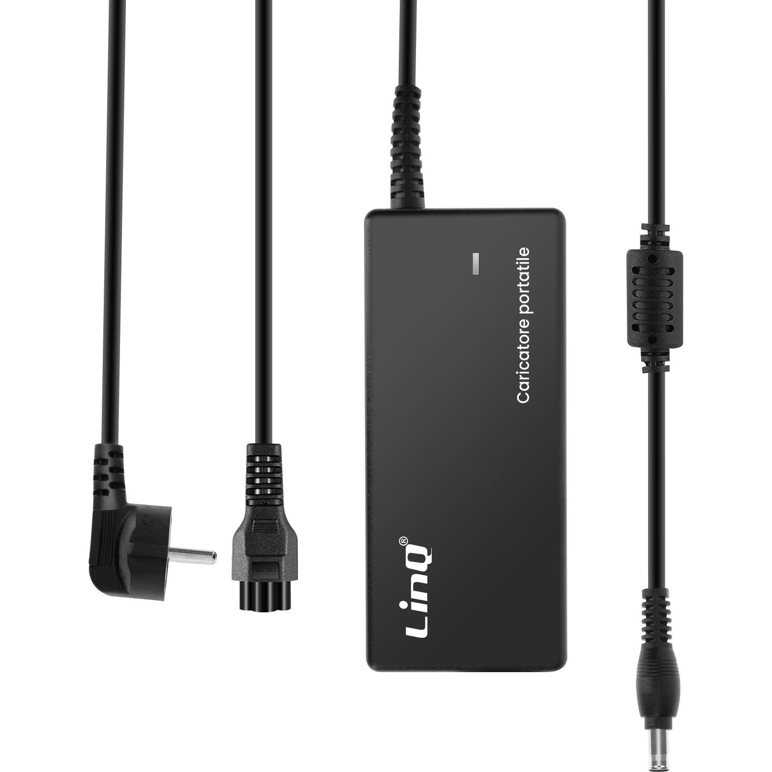 Thumbnail - LinQ SM6030 Laptop Netzteil (60 W), Notebook Netzteil, Schwarz
