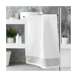Douceur D'intérieur, Frotteewäsche, Handtuch Toilette, weiss, 50x90x0,5, Schwamm eins