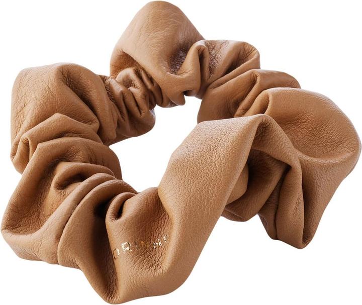 Produktbild Corinne World - Leather Schrunchie Camel (Haargummi)