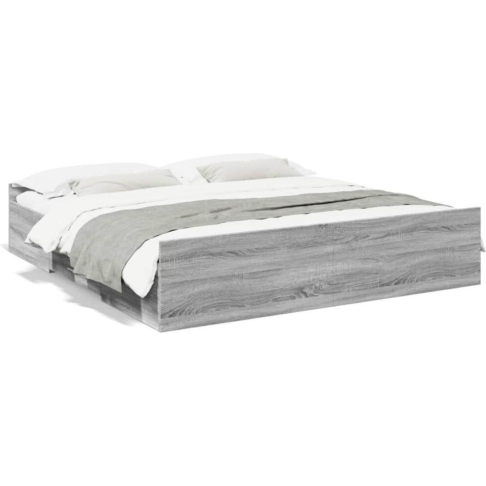 VidaXL, Bett, Bettgestell mit Schubladen 180 x 200cm (180 x 200 cm)