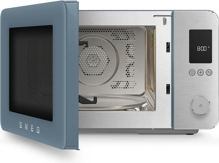 Produktbild Smeg Kombi-Mikrowelle MOC02SBMEU, 9 Fkt, 2100W, Sturmblau matt (27 l)