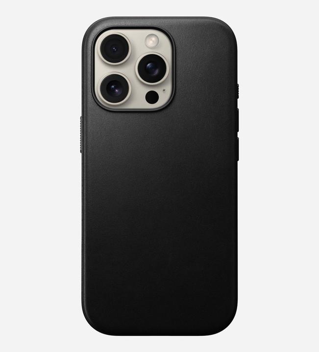 Immagine prodotto Nomad Custodia moderna in pelle per iPhone 16 Pro nero (Apple iPhone 16 Pro)