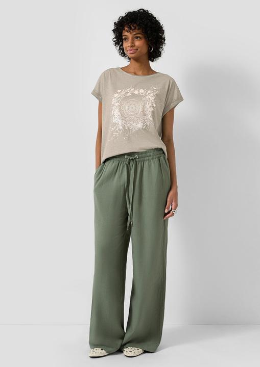 Produktbild s.Oliver T-Shirt Oversize-Shirt mit Frontprint (L)
