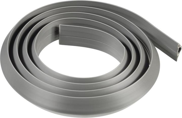 Produktbild Hama Flexibler Kabelkanal, selbstklebend, halbrund, 180 x 3 x 1 cm, PVC, Grau (Kabelkanal, 1800 mm)