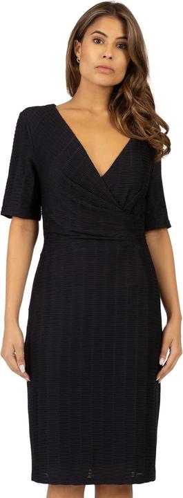 Actual product image Apart Fashion Wrap Knit Business Dress with Two Rows (40)