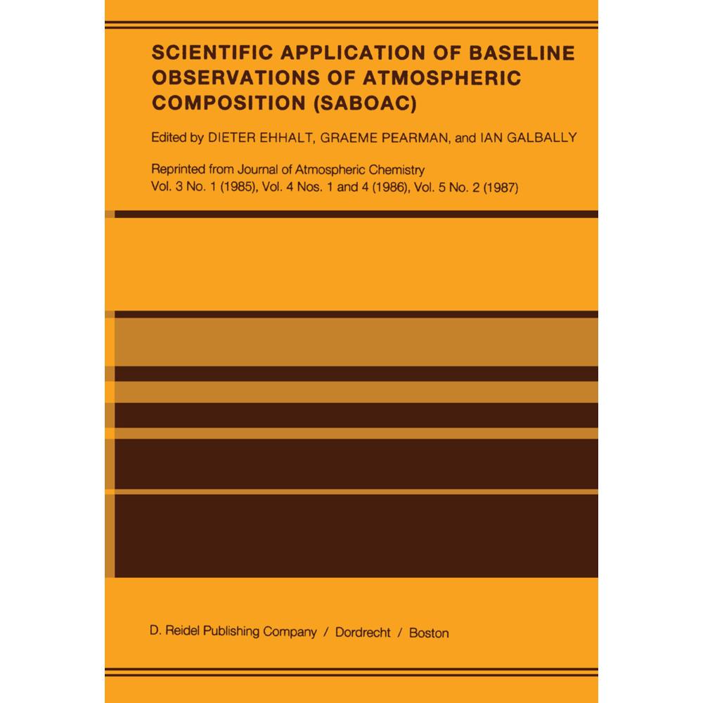 Scientific Application of Baseline Observations of Atmospheric Composition (SABOAC), Fachbücher