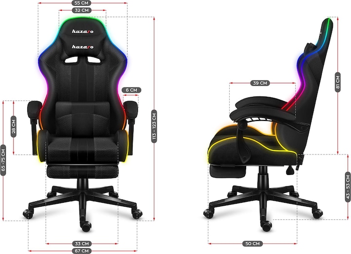 Actual product image Huzaro Force 4.7 RGB MESH