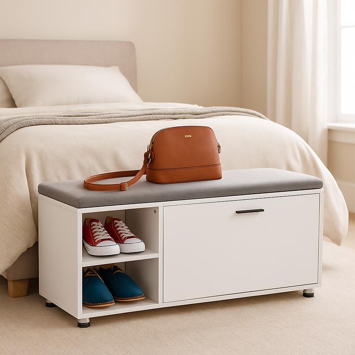 Produktbild Relaxdays 2-tlg. Schuhbank mit Schrank Set (100 x 35.5 x 48.5 cm)