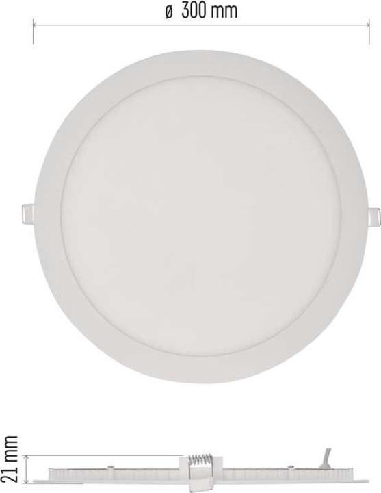 Produktbild Emos LED-Einbauleuchte NEXXO, rund, weiss, 25W, warmweiss (2000 lm)