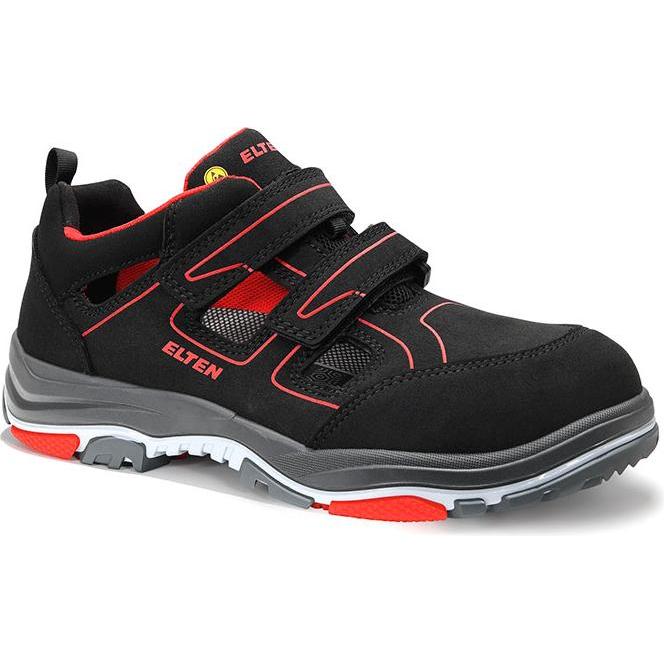 Elten, Sicherheitsschuhe, Sicherheits-Sandale ESD S1 Anthony red easy Typ2, Gr.36 (S1, 36)