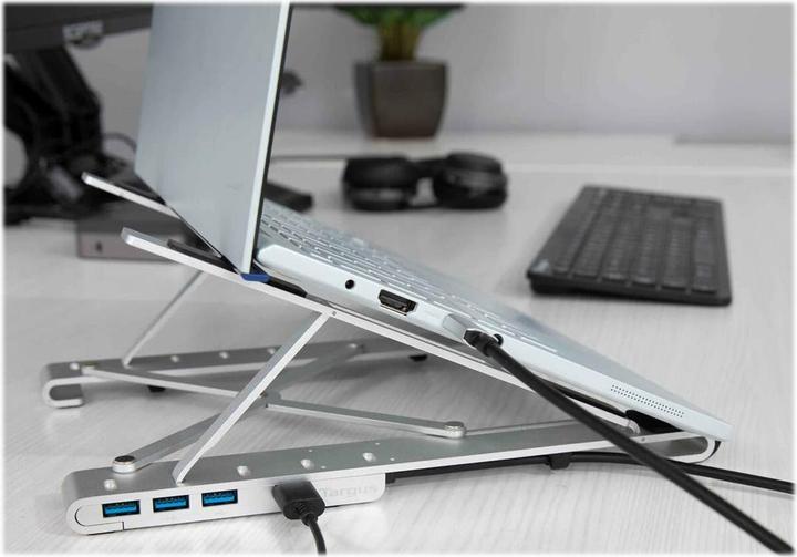 Produktbild Targus Portable Stand+USB-A Hub Silver