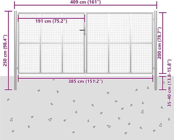 Actual product image vidaXL Mete