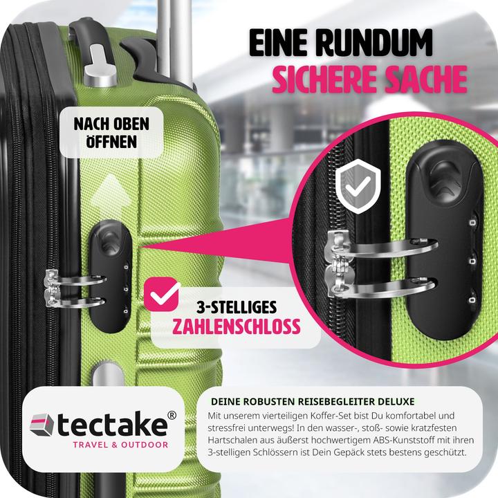 Actual product image tectake Hard case set (106 l)